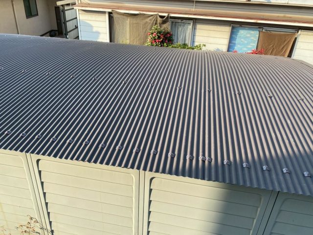 姫路市でリフォームした倉庫屋根